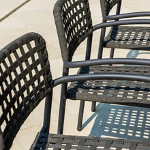 Load image into Gallery viewer, Catania Carbon Outdoor Commercial Grade Dining Chair
