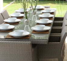 Load image into Gallery viewer, Brafta Silver Walnut Rattan Outdoor Commercial Grade Dining Chair
