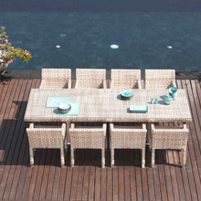 Load image into Gallery viewer, Skyline Design Metz Ten Seat Rectangular Rattan Garden Dining Set
